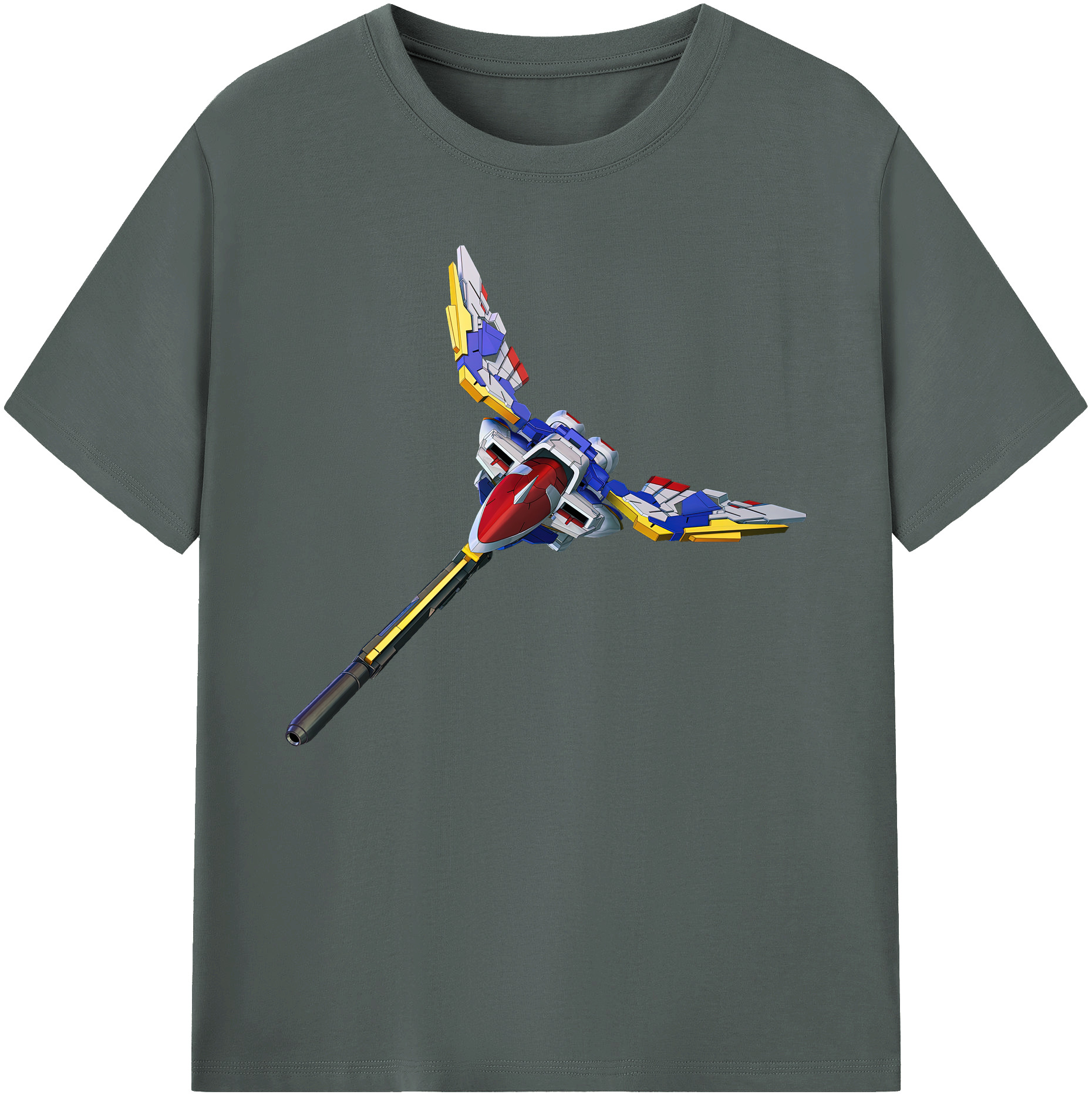 （画像用） 機動戦士ガンダム Mobile Suit Gundam 綿100％ メンズ半袖Tシャツ｜肌触りやわらか＆通気性